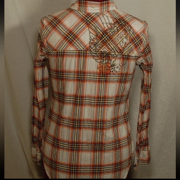 Harley-Davidson Plaid Button-up Shirt - Picture 2 of 9